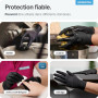 100x ARNOMED® Gants en nitrile taille M Noir, Gants à usage unique pour chirurgie & laboratoire, Gants en nitrile sans poudre et