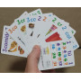 Jeux de cartes AGO pour apprendre l'espagnol. Jeu de société de 54 cartes a jouer: un jeu educatif pour enrichir son vocabulaire