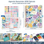 Gumiho Agenda Semainier 2026 Spirale - A5 Planner (Janvier-décembre 2026)-Agenda Scolaire Avec boucle de stylo,Règle Signet & Au
