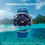 Samsung Galaxy Watch Ultra (2025), Montre Connectée, Bouton d'action, Galaxy AI, GPS Double fréquence, 4G, 47mm, Bleu Titane, Ch