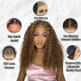 Perruque Cheveux Humain Sans Colle Pre Cut 4×4 Lace Glueless Wig Human Hair Kinky Curly Wear and Go Perruque Femme Naturelle Bré