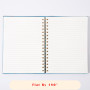 Cahier à spirale Journal-Journal pour femmes-Journaux lignés d'université pour l'écriture-B5 Cahiers à couverture rigide en reli