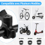 LIFEASY STORE Bleu Universel Handlebar Mount Support de Téléphone Portable Amovible pour Vélo, Support de Téléphone Portable Uni
