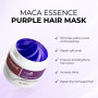 Karseell Masque Cheveux Violet 100ml, Neutralise Les Reflets Jaunes, Répare Les Cheveux Abîmés, pour Cheveux Blonds, Platine, Bl