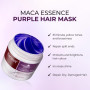 Karseell Masque Cheveux Violet et Huile Cheveux, Répare Neutralise Les Reflets Jaunes pour Cheveux Blonds, Platine, Blancs Ou Gr