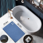 Dai Lufei Tapis de Bain Antidérapant Super Absorbant Diatomite Tapis Salle de Bain Microfibre Baignoire Douche Doux Séchage Rapi