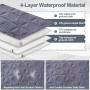 Taiyang Housse de canapé 100% imperméable, Housse de lit, Housse pour Animaux de Compagnie, canapé, Housse pour Meubles de canap