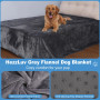 HezzLuv Couverture Imperméable pour Chien 152x203 cm, Plaid pour Animaux en Flanelle Lavable pour Canapé et Lit, Antidérapant, P