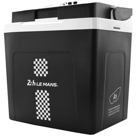 24H LE MANS Glacière électrique frigo auto, voiture, camping car, chauffe-plat, pique-nique, chaud/froid, chauffe-plat (12V/24V)