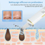 GUGUG Épurateur de Peau, Ultrasonique Épurateur Visage Skin Scrubber avec 4 Modes Appareils de Tonification pour le Visage et Po
