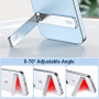 Kinizuxi Support de téléphone Portable Ultra Fin, Vertical et Horizontal en Aluminium pour Table, Support de téléphone Portable 