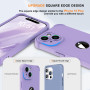 ORETECH Coque pour iPhone 15 Plus + 2 Pièces Verre Trempé Protection écran, Antichoc Souple Silicone TPU Arrière Rigide PC Avant