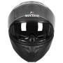 MOCOERL-Casque de Moto, Casque modulable, Casque intégral pour Hommes et Femmes avec Protection de Menton renforcée, Double visi