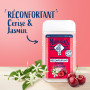 Le Petit Marseillais | Gel Douche Extra Doux Réconfortant Cerise & Jasmin (flacon de 250 ml) – 92% d'ingrédients d'origine natur
