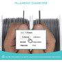 Polymaker Filament ABS 1,75 mm Gris Foncé - 1 kg Résistant à la Chaleur pour Impression 3D PolyLite