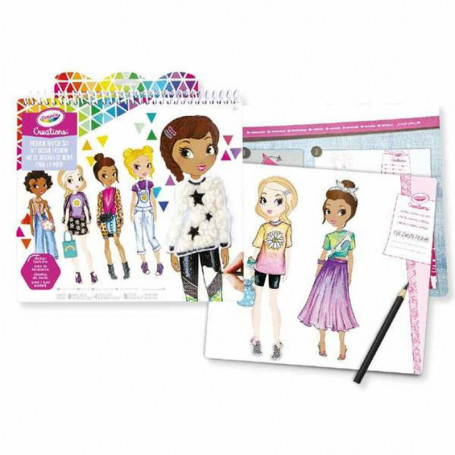 Conception de Dessins Crayola I Love Fashion Autocollants 27 x 1,5 x 28 cm 23,99 €