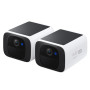 eufy Security, eufy Camera Surveillance WiFi exterieure sans Fil Solaire SoloCam S220, 2 Pack, résolution 2K, Compatibile avec A