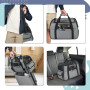 Zavothy Sac Transport Chat Chien, Sac Transport Respirant et Pliable, Caisse de Transport Chat avec Bandoulière Réglable, Matela