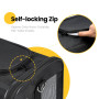 Conlun Porte-Chat Approuvé, Transport pour Chien Souple avec Laisse intérieure, pour Chats et Chiots Jusqu’à 7 kg, Sac de Voyage