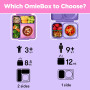 Omie Boîte à bento pour enfants – Isotherme avec bocal alimentaire anti-fuite – 3 compartiments, deux zones de température | Lic