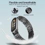 BANGTING Bracelets Acier Compatible avec Xiaomi Mi Band 10/9/8, Bracelet Metal de Remplacement pour Mi Band 10/9/8