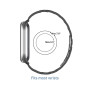 BANGTING Bracelets Acier Compatible avec Xiaomi Mi Band 10/9/8, Bracelet Metal de Remplacement pour Mi Band 10/9/8