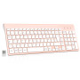 cimetech Clavier sans Fil, Clavier AZERTY Français avec Récepteur Nano USB 2.4GHz Ergonomique Compatible avec Windows/MacOS, Win