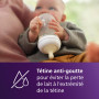 Philips Avent Lot de 2 tétines pour biberon à Réponse Naturelle 0% BPA, Débit 1 pour Nouveau-né de 0 mois (Modèle SCY961/02)