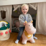 Kindsgut Animal Sauteur pour Enfants, Couleurs discrètes et Modernes, détails soignés, Pompe à air Incluse, Hippo