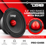 DS18 PRO-GM6B 6.5" Bullet Midrange Haut-Parleur de 8 Ohms, 480W Max, 140W RMS, 1 Président Nouveau modèle 6.5-inch