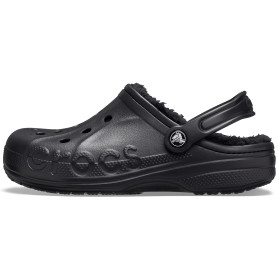 Crocs Unisexe Adulte Baya Lined Clog Sabots, Black/Black, 38/39 EU