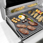 GFTIME 43CM X 32CM Plancha de Plaque Cuisson pour Landmann Triton 3 et 4 Bruleurs, Enders Boston 4, Enders Monroe PRO 4, Gas Gri