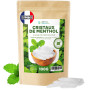 DETOX ORGANICA Cristaux de Menthe - Sauna et Inhalation Rhume - 100g de Menthe 100% Naturelle - Grands Cristaux de Qualité Supér
