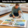 Faburo Rangement de puzzle, pour puzzle 1000, rangement de puzzles jusqu'à 40 œuvres, accessoire de puzzle anti-poussière et pro