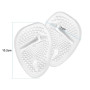 URAQT Demi Semelles Coussinet, 4PCS Coussinet Plantaire, Semelles Coussinet Plantaires, demi semelle silicone avant pied pour Le