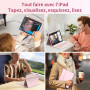 GAOJIE Coque Clavier pour iPad 11e Génération A16 2025/10e Génération 10,9 Pouces 2022, Coque de Protection avec Porte-Crayon, A