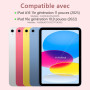 TQQ Coque Clavier pour iPad 10/11 Ème Generation (10.9 Pouces 2022/11 Pouces A16 2025), AZERTY Français Layout, Clavier Bluetoot