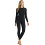 LANBAOSI Ensemble de sous-vêtement Thermique Femme à Manches Longues Couche de Base Haut et Pantalon Chaud Leggings pour Automne
