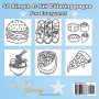 Color Your Cravings: A Bold & Easy Coloring Book With Simple & Fun Yummy Food Designs For Both Adults & Kids