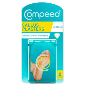 Compeed® - 6 Pansements Hydrocolloïde - Durillons - 4,5 x 4,4 cm