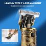 YiLFo Tondeuse Cheveux Hommes, Tondeuse Barbe Homme Professionel, Rasoir Electriques Hommes Écran LED, Sans Fil Brostyle Tondeus