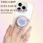 KIRZAX Accessoire Kindle Grip Téléphone, Support Magnétique à Design Cœur avec Poignée Pliante pour Smartphone/Tablet/Kindle