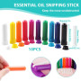 EIHI 10 Pièces Stick Inhalateur pour Huiles Essentielles Nez, Bonne Hygroscopique, Tubes Inhalateurs Réutilisable Plastiques Vid