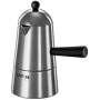 Lavazza Carmencita Cafetière en aluminium, Moka Espresso, 3 tasses, Argent