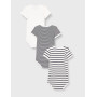 Petit Bateau A01tc Body Mixte bébé (lot de 3)