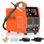 FEIFANKE Poste A Souder TIG AC DC 230V 200A IGBT Inverter Poste à Souder Pulsion Aluminium Poste à Souder 7 en 1 avec Affichage 