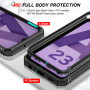 LeYi Coque pour Samsung A23 5G Antichoc Protection de la Caméra: 2 Verre Trempé,Samsung A23 4G et Anneau Support, PC Dur Anti-Ch