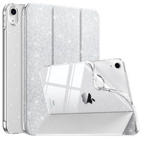 MoKo Coque pour iPad (A16) 11e Génération 11 Pouces 2025/iPad 10e Gén 10,9" 2022, Étui Scintillant, Housse avec Coque Arrière en