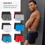 ANTONIO ROSSI (lot de 12) boxers ajustés pour hommes - Boxers pour hommes avec ceinture élastique