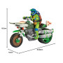 Playmates - TMNT: Mutant Mayhem - Ninja Kick Cycle with Leonardo Figure